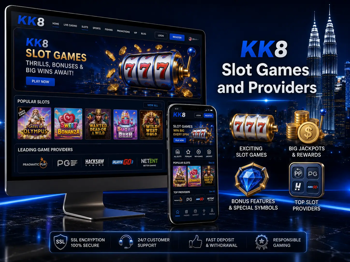KK8 Slot Collection and Software Providers
