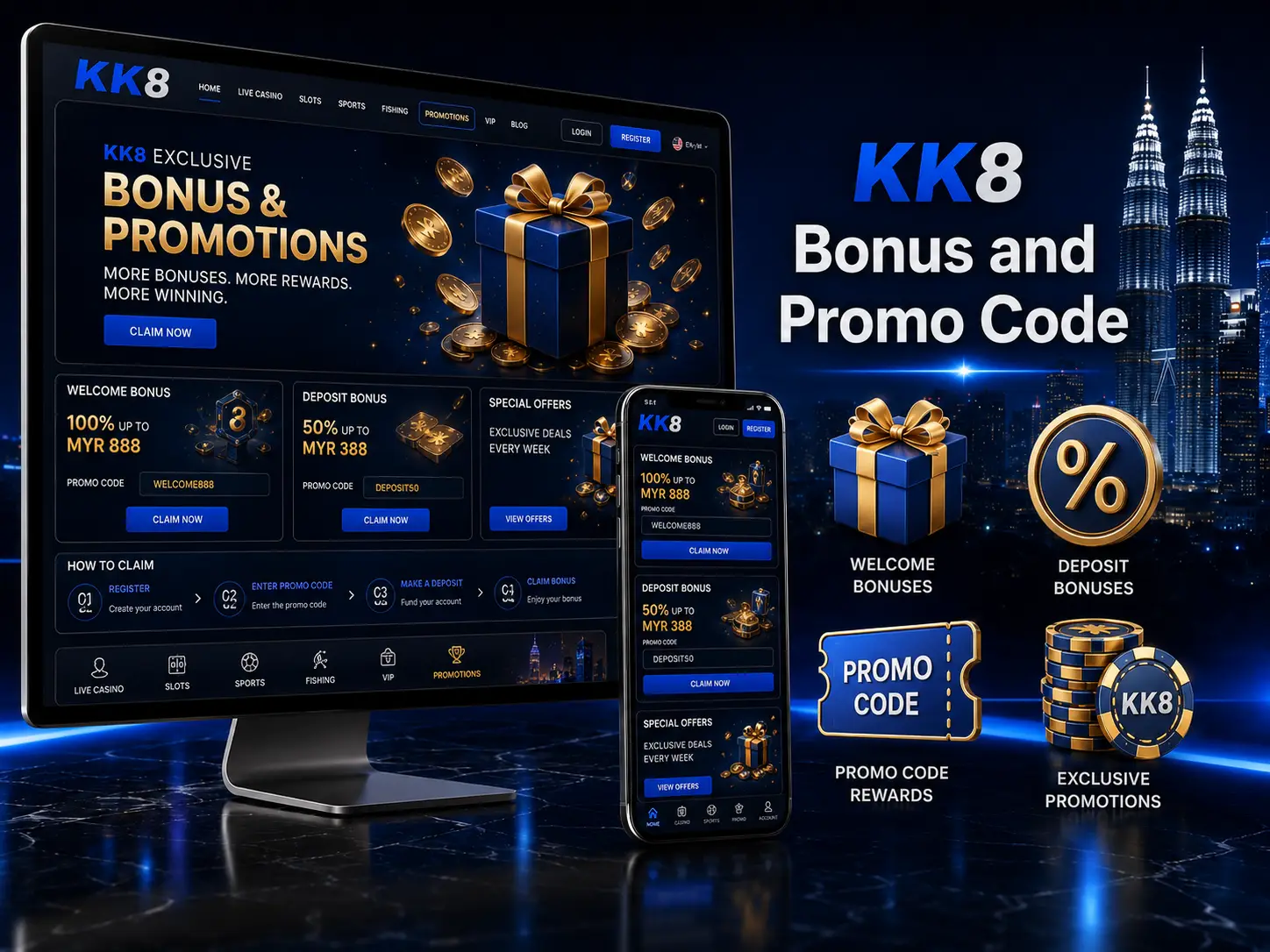 KK8 Welcome Bonuses and Promo Code Benefits