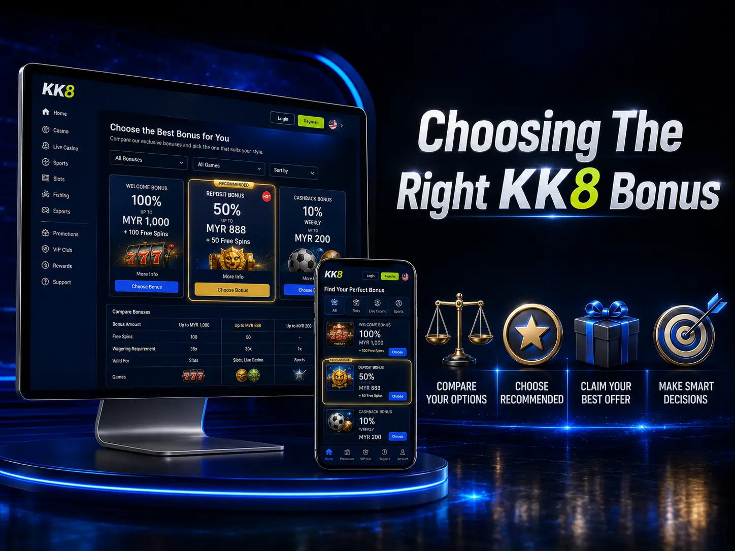 How to Choose a KK8 Bonus