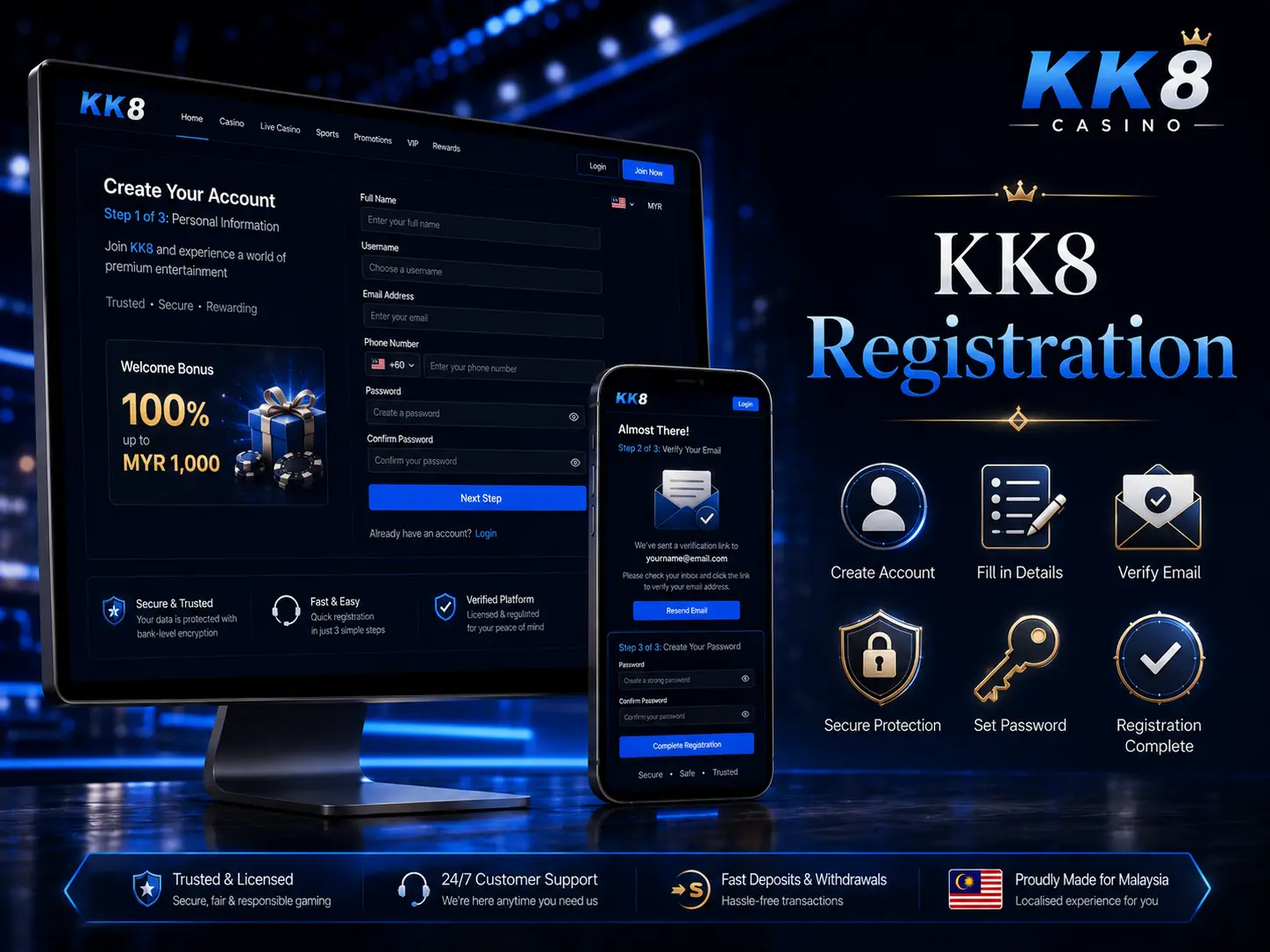 KK8 Account Registration Guide