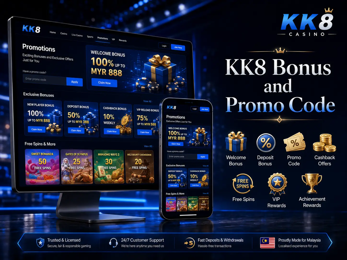 Steps to Activate a KK8 Promotional Code